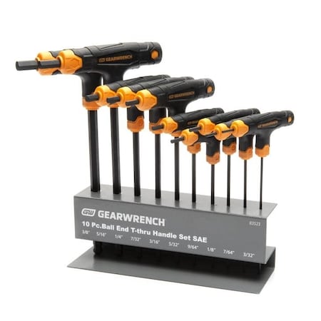 Gearwrench 8 Piece Metric Ball End T-Handle Hex Key Set 83520